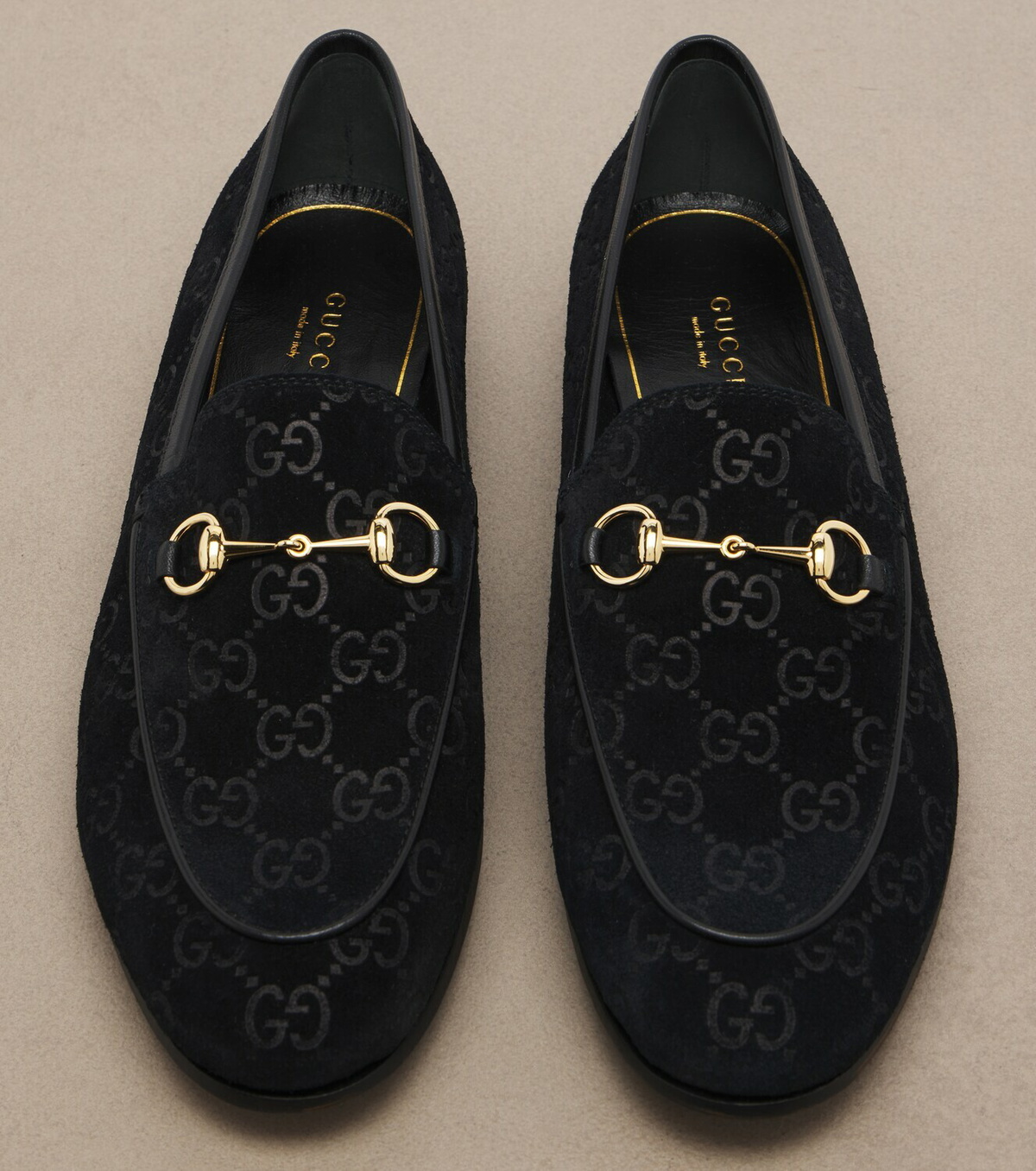 Gucci Jordaan GG suede loafers