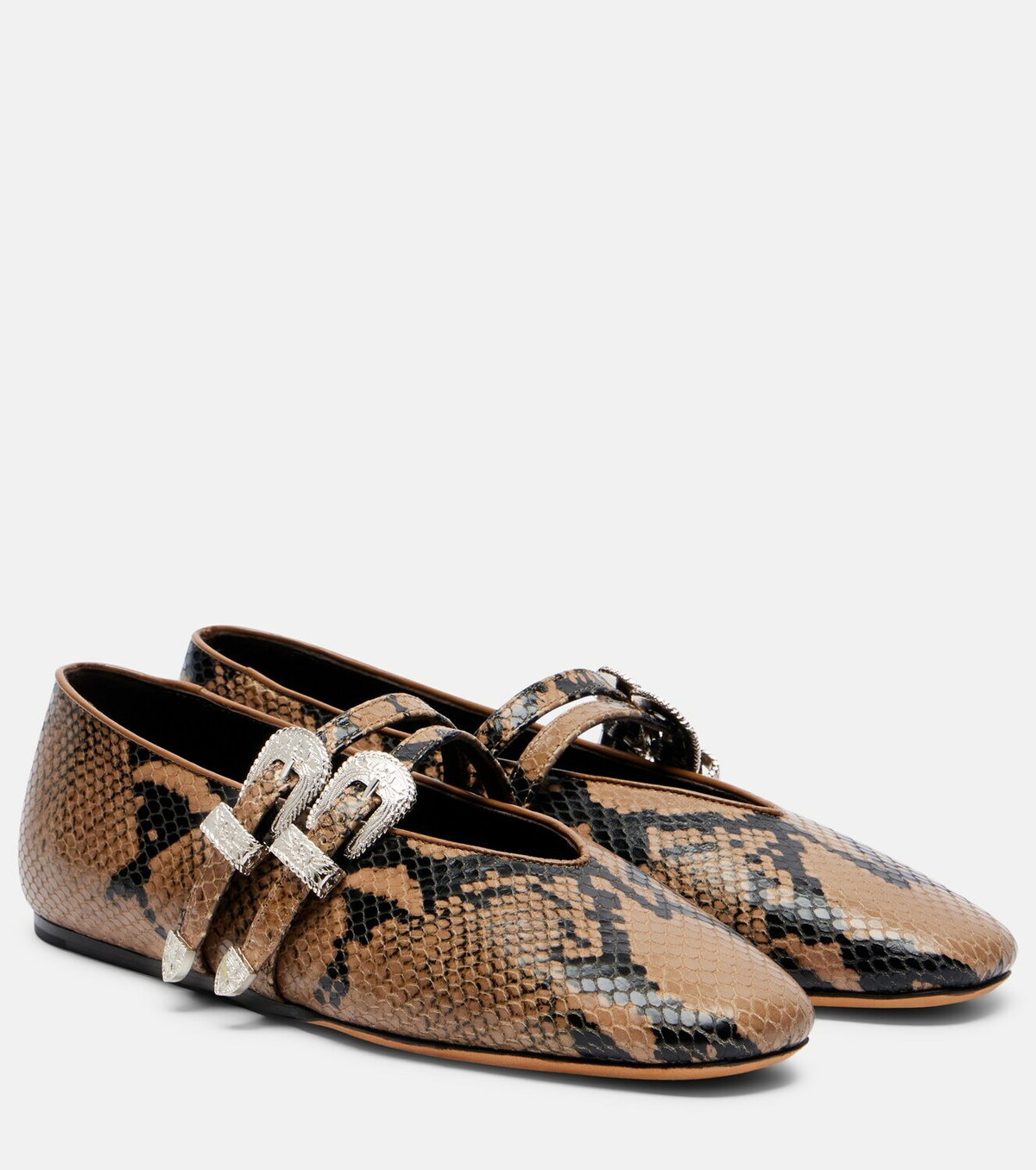 Le Monde Béryl Classic Claudia leather Mary Jane flats