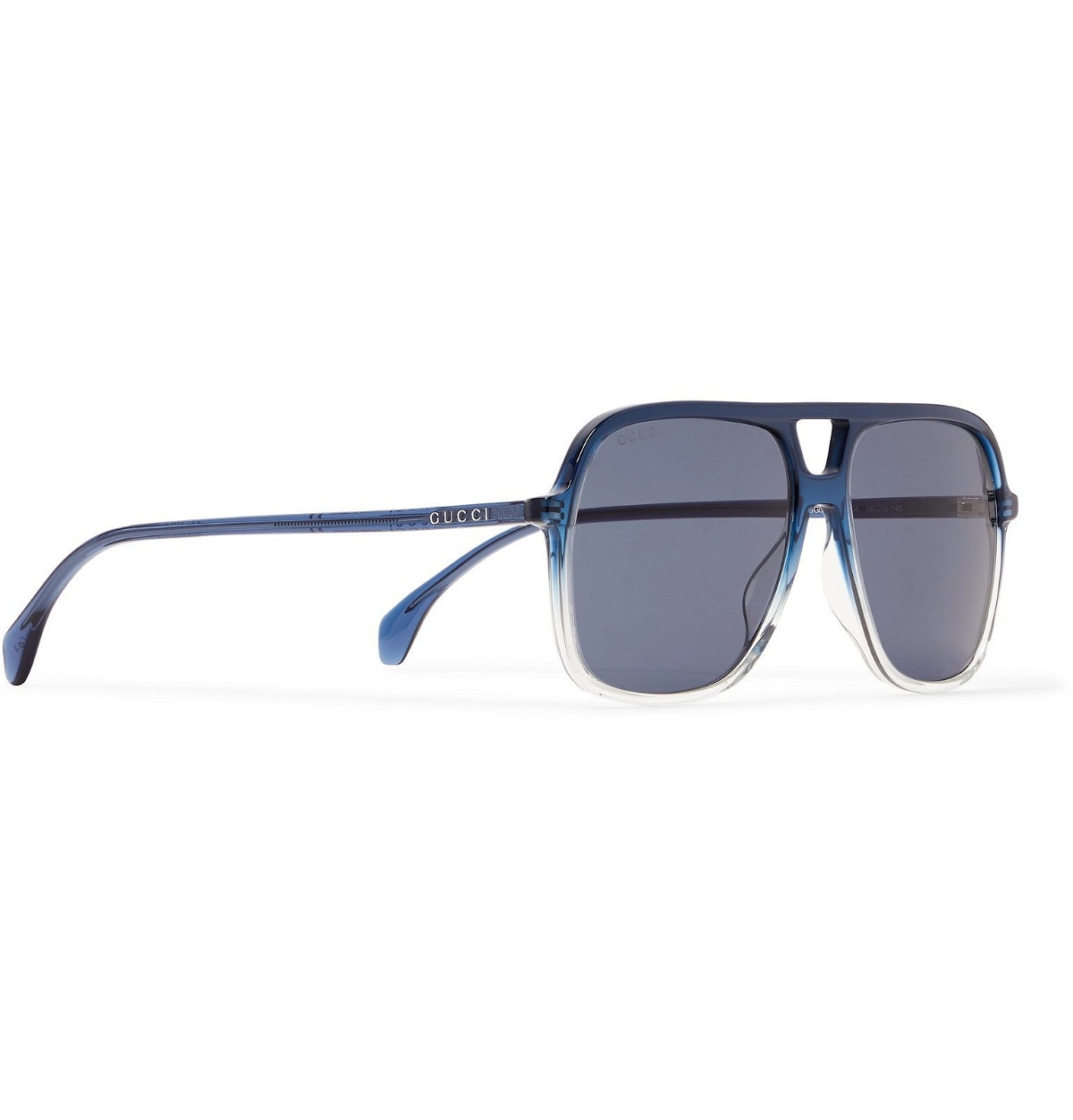 Shop Gucci Aviator Sunglasses With GG Lenses Online - Optiqool