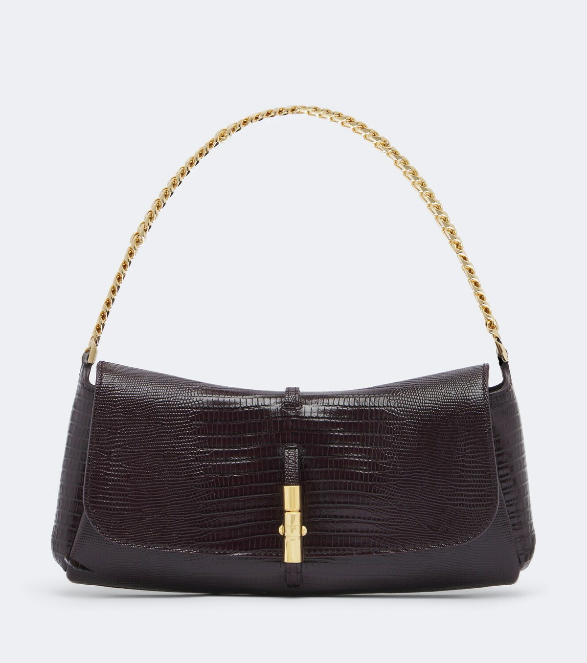 Balmain Metropolis croc-effect leather shoulder bag