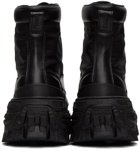 Juun.J Black Paneled Boots