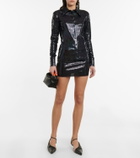 Dodo Bar Or Lamé miniskirt