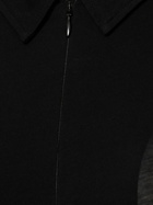 YOHJI YAMAMOTO - Zipped Jersey Jumpsuit W/ Shirt Collar