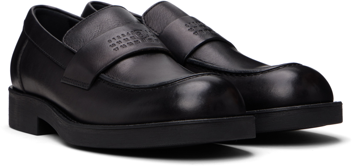 MM6 Maison Margiela Black City Biker Loafers