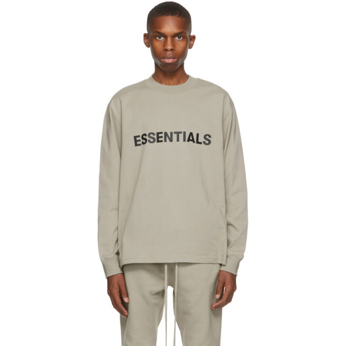 Essentials Khaki Long Sleeve T-Shirt Essentials