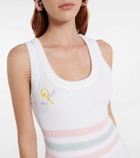 LoveShackFancy Indiana embroidered minidress