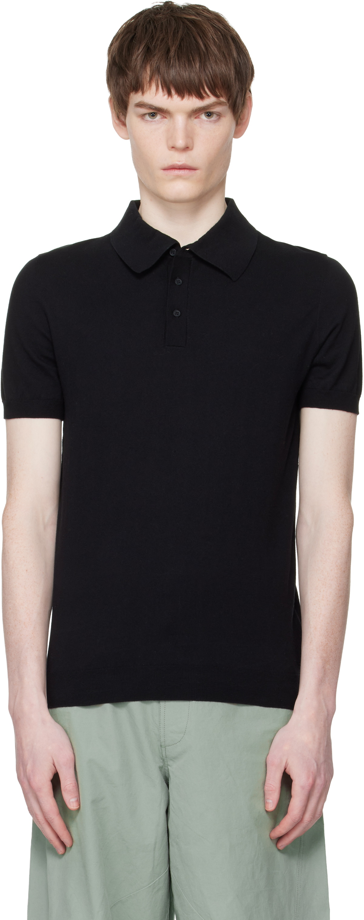HELIOT EMIL Black Alae Polo