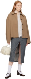 Filippa K Off-White Spread Collar Cardigan