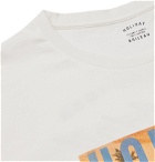 Holiday Boileau - Slim-Fit Printed Cotton-Jersey T-Shirt - White