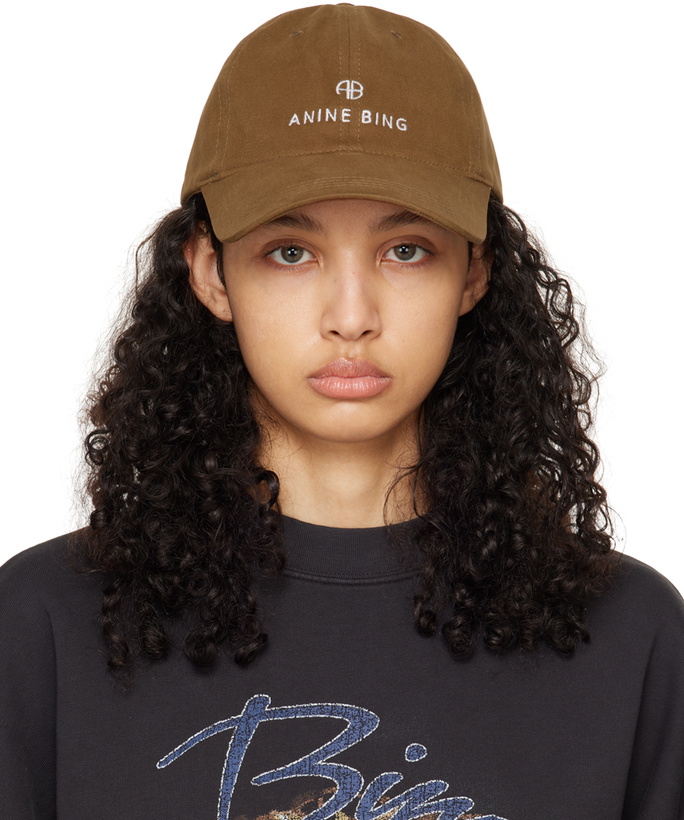 Photo: ANINE BING Brown Jeremy Baseball Cap