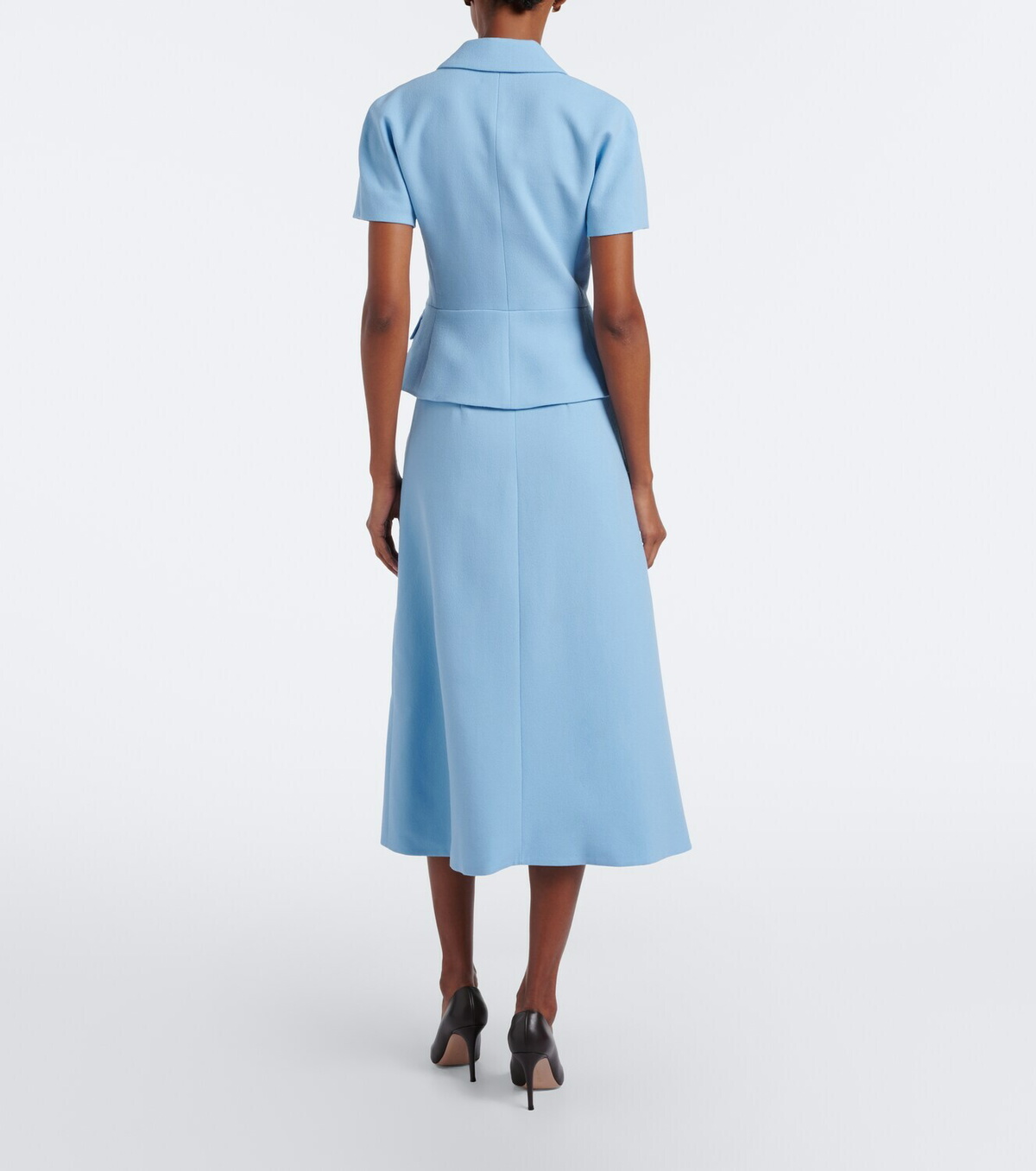 Emilia Wickstead Alexina wool crêpe midi dress