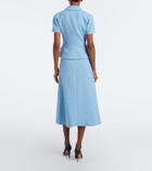 Emilia Wickstead Alexina wool crêpe midi dress