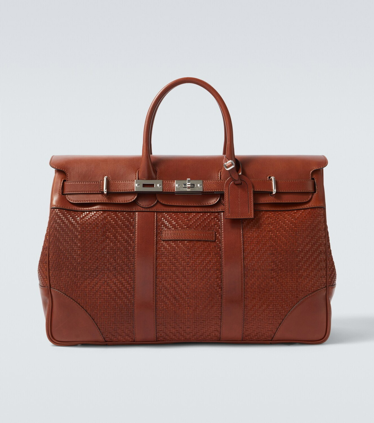 Brunello Cucinelli Country leather tote bag