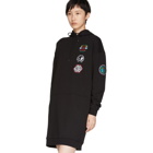 McQ Alexander McQueen Black Hoodie Dress