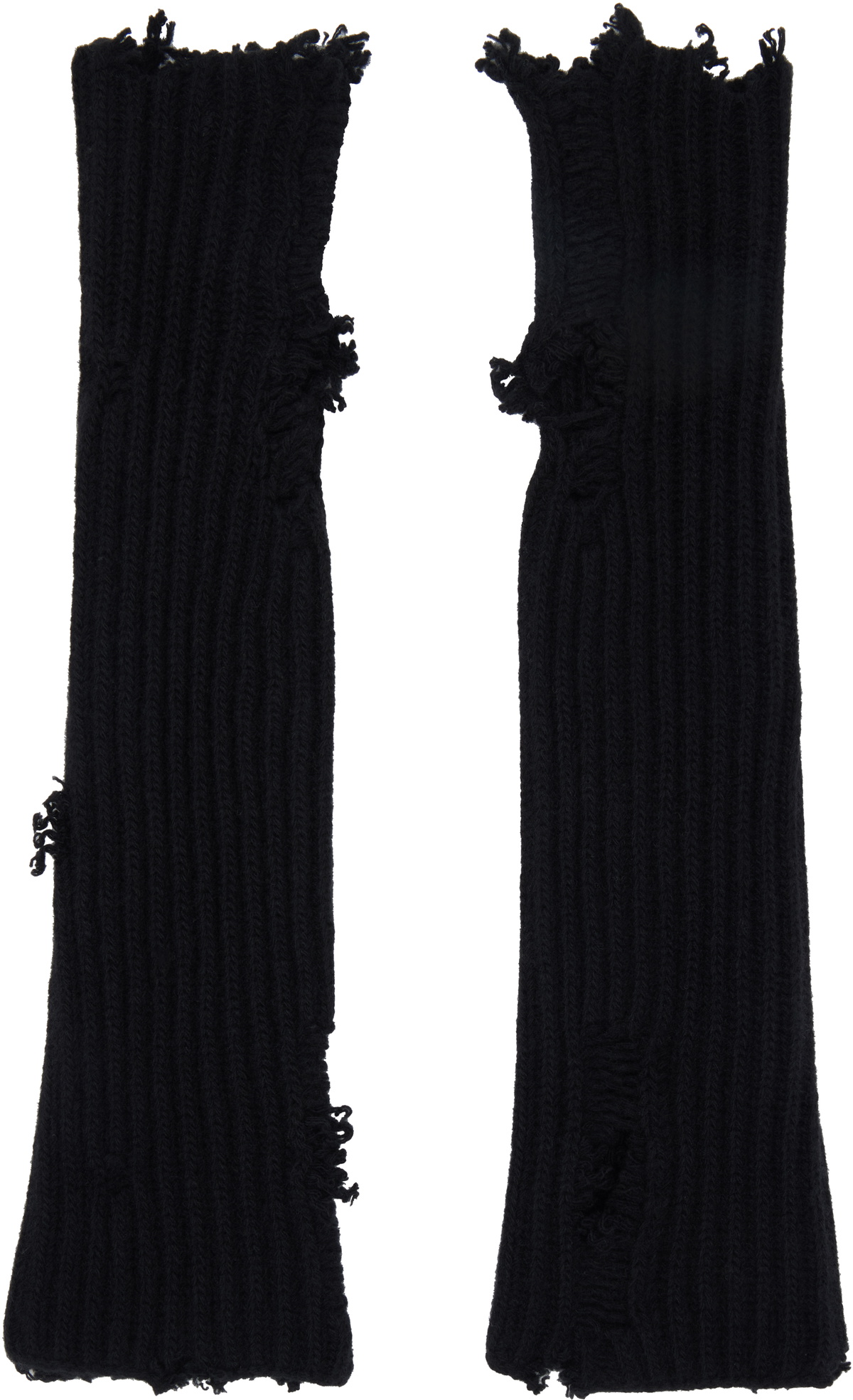 Ann Demeulemeester Black Zarina Arm Warmers Ann Demeulemeester