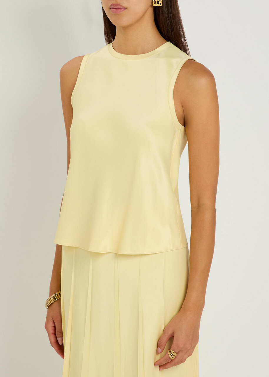 Vince Satin top Yellow