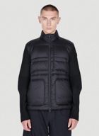 Moncler Padded Knit Jacket male Black