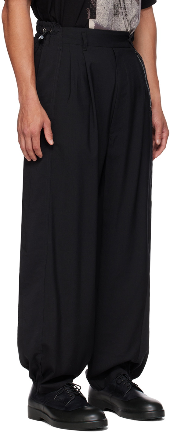 Y's Black Summer Trousers