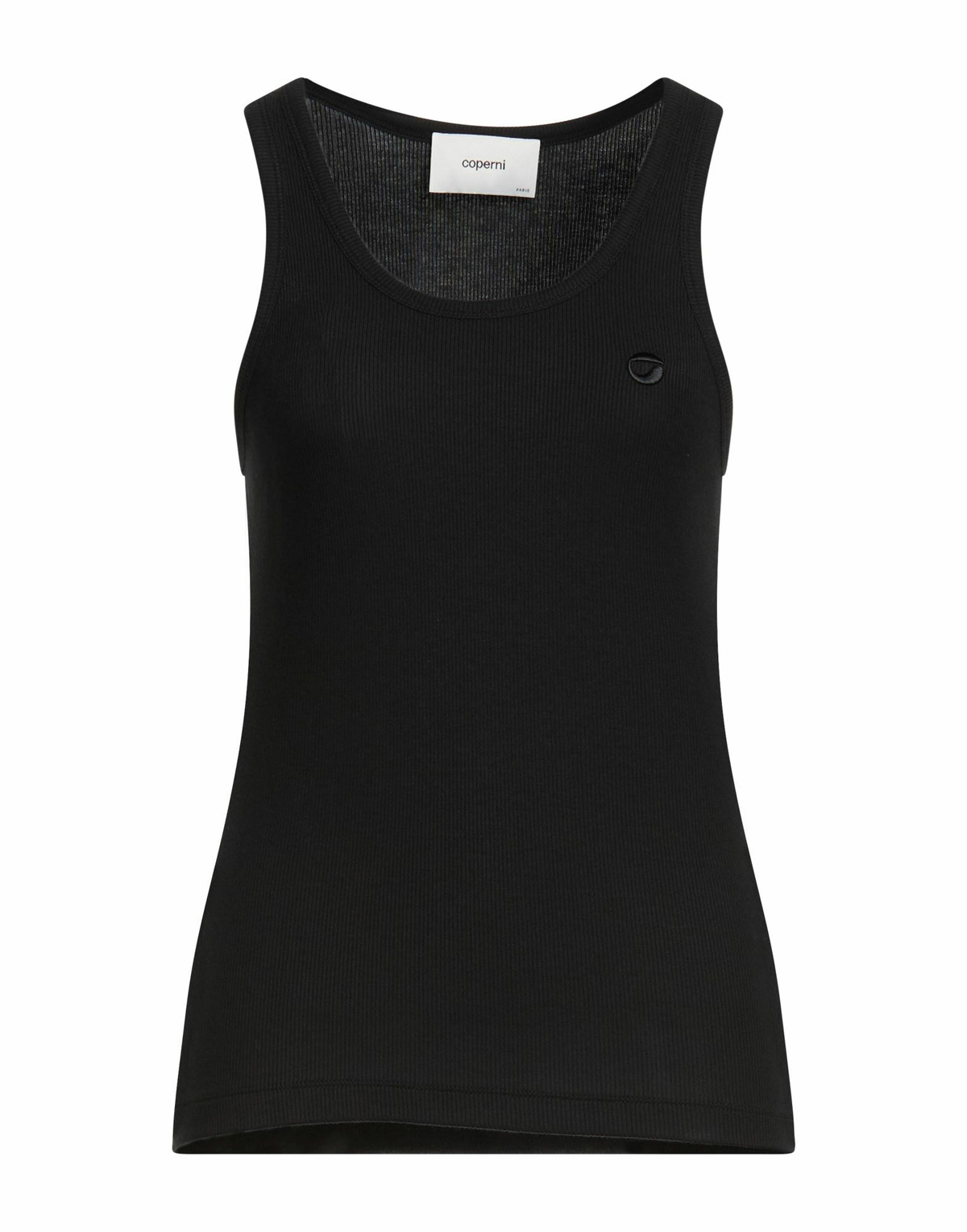 Coperni Black Embroidered Tank Top Coperni
