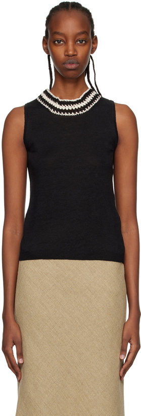 Photo: S Max Mara Black Brandy Tank Top