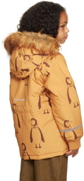 Mini Rodini Kids Beige Penguin K2 Jacket