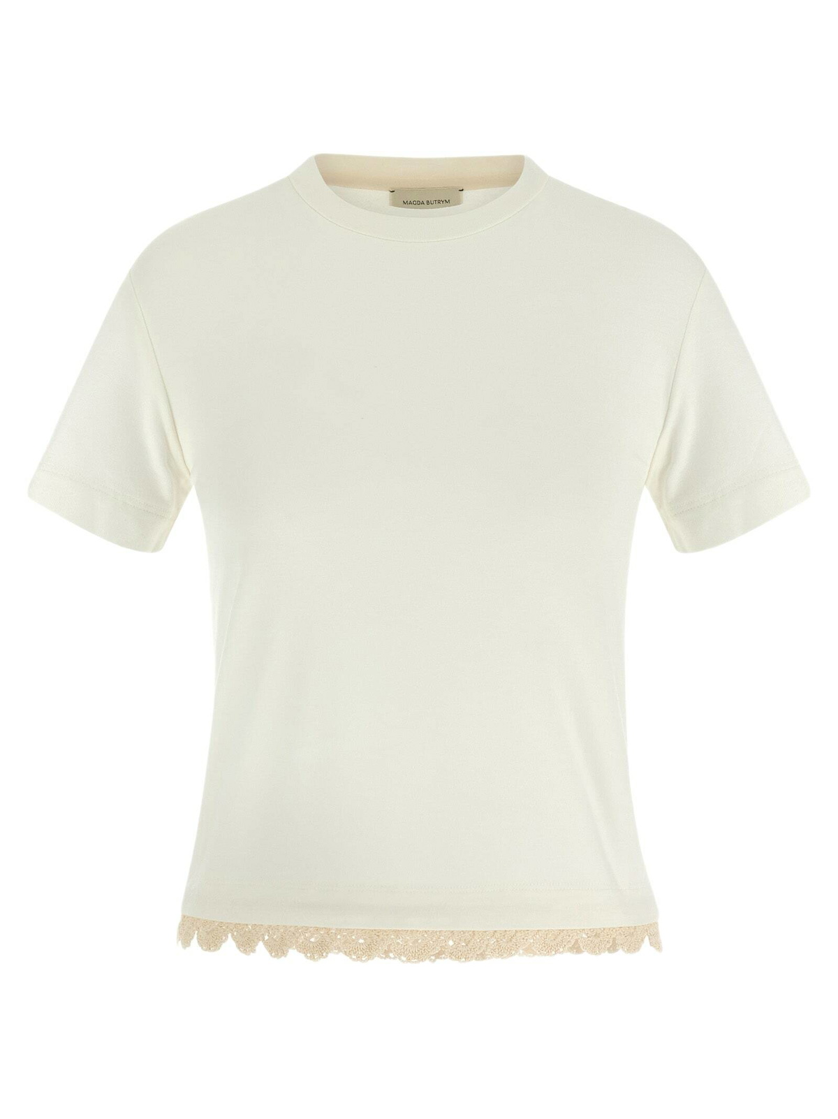 MAGDA BUTRYM knotted t-shirt White Magda Butrym