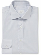 Brioni - Textured Cotton Shirt - Gray