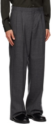 Sunflower Gray Pleated Trousers