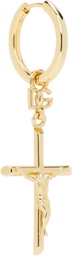 Dolce&Gabbana Gold DNA Cross Single Earring