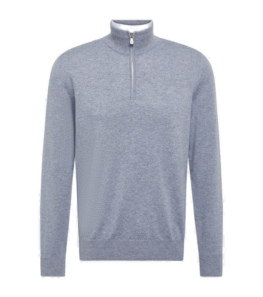 Brunello Cucinelli Cashmere half-zip sweater Brunello Cucinelli