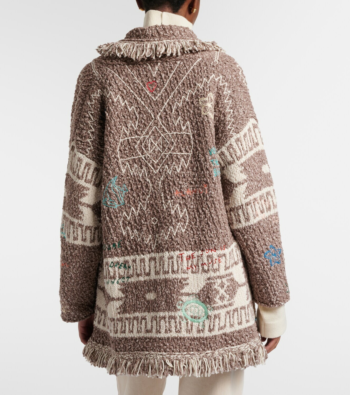Alanui Written By The Ocean cotton cardigan