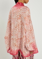 Dries Van Noten Casia Printed Silk Shirt Multicoloured 1