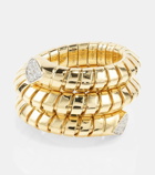 Marina B Trisola 18kt gold ring with diamonds