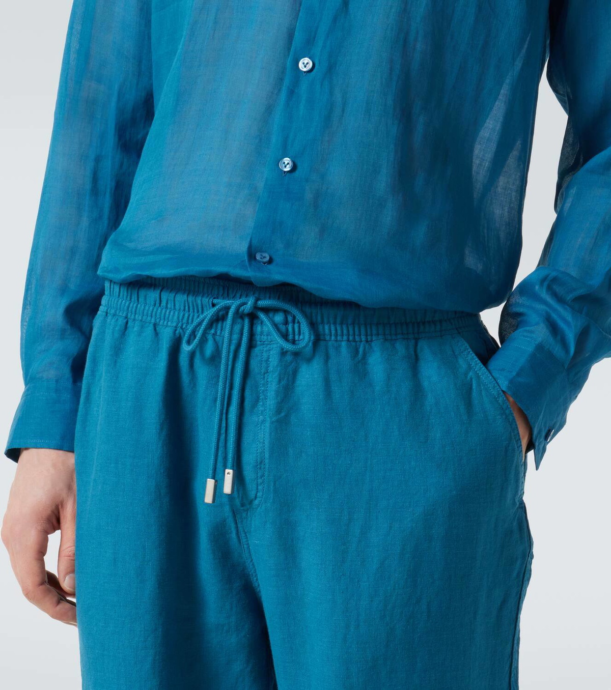 Vilebrequin Linen wide-leg pants
