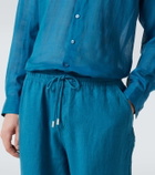 Vilebrequin Linen wide-leg pants