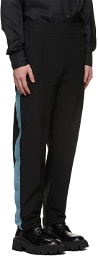 Boramy Viguier Black & Blue Canvas Army Trousers