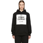 Opening Ceremony Black Box Logo Hoodie