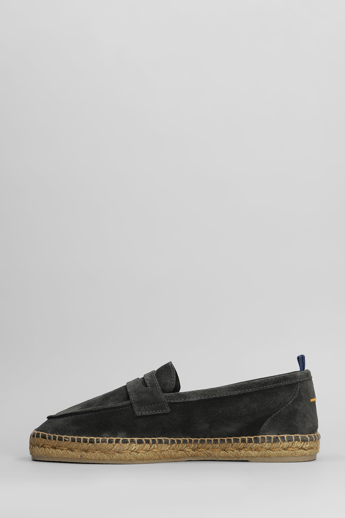 Castañer Nacho T-186 Espadrilles In Grey Suede