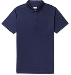 Zimmerli - Slim-Fit Sea Island Cotton-Jersey Polo Shirt - Blue