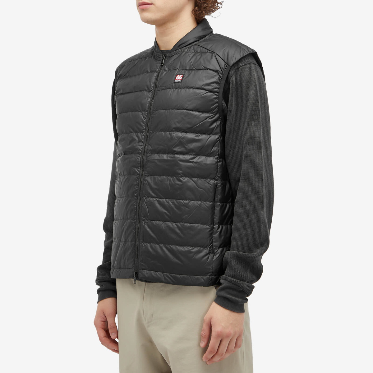 66° North Men's Keilir Down Vest in Black 66° North