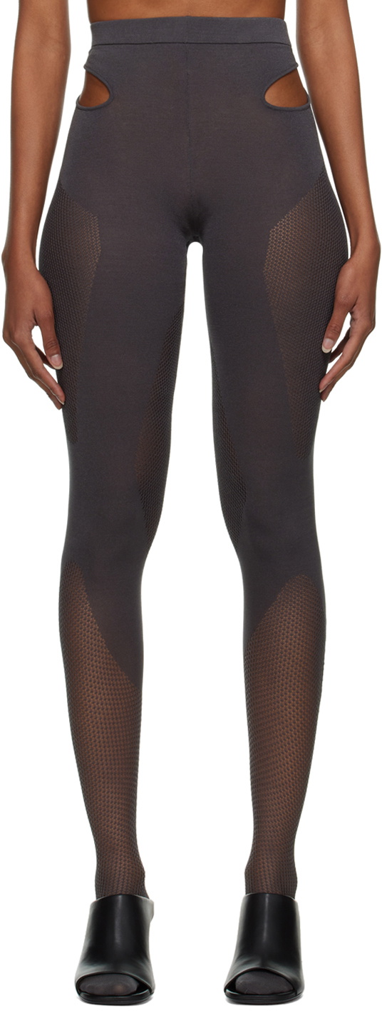 Dion Lee Gray Bodywear Leggings