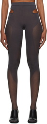 Dion Lee Gray Bodywear Leggings