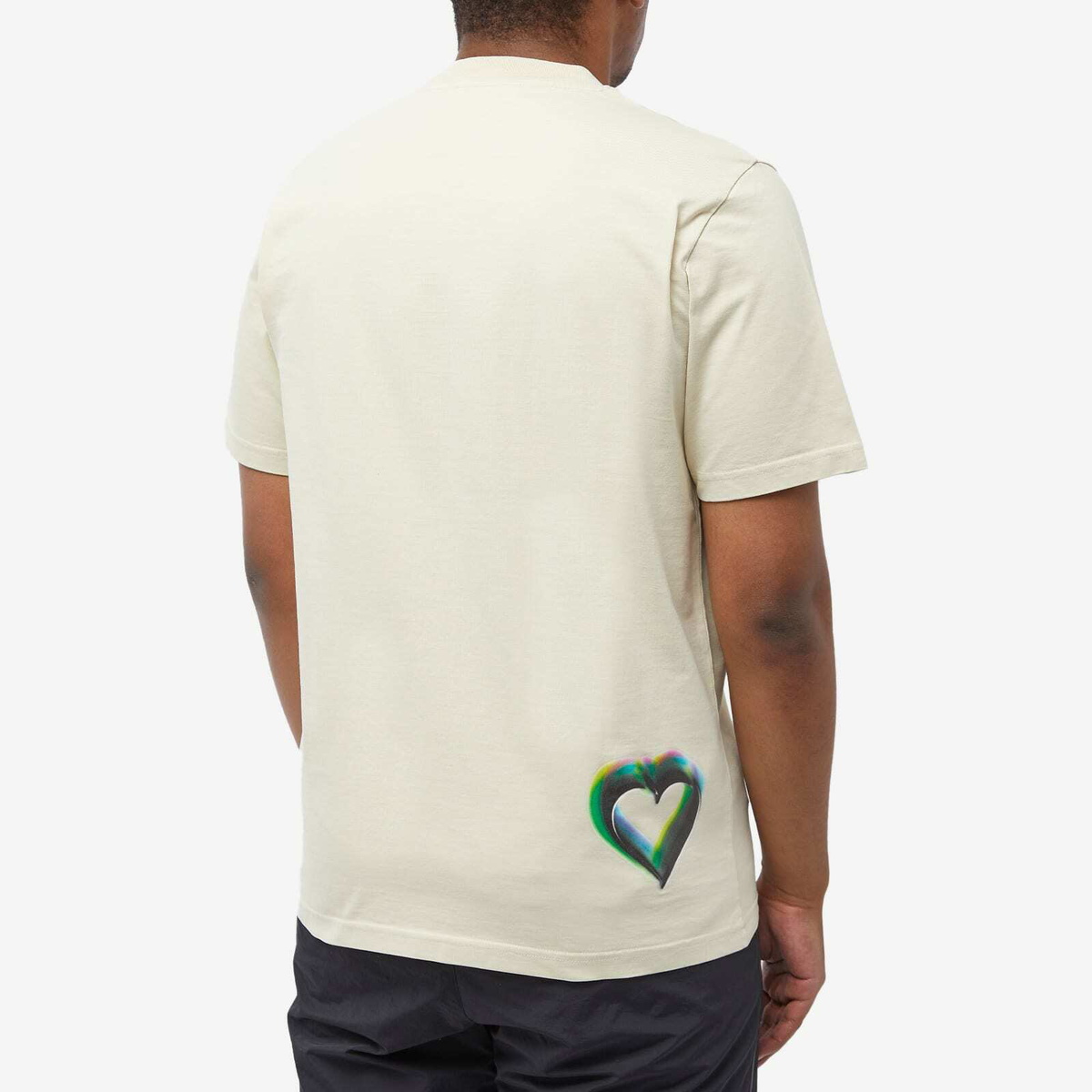 Wood Wood Men's Bobby Logo T-Shirt in Soft Sand