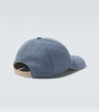 Eleventy Wool, silk, and cashmere baseball cap