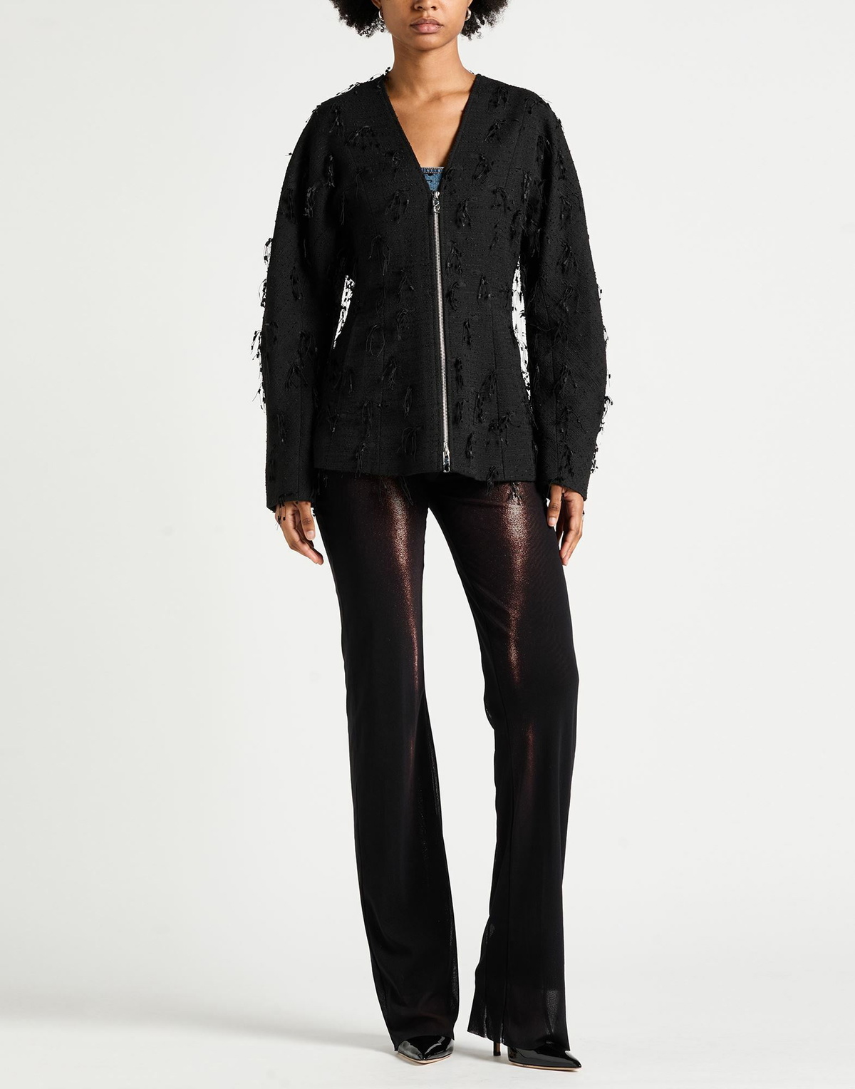 Ganni Womens Jacket in Black