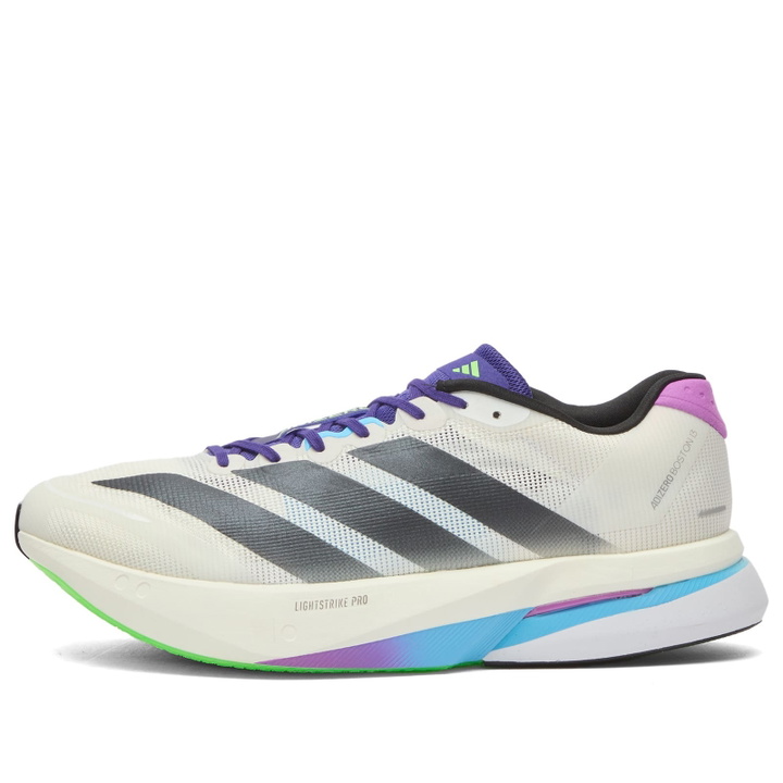 Photo: Adidas Running adidas Adizero Boston 13 Sneaker in Core White/Core Black