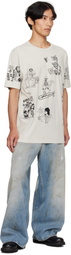 COÛT DE LA LIBERTÉ Taupe Freddie 'Smokin in the Boys Room' T-shirt