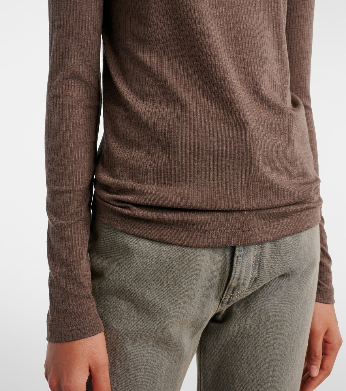 Max Mara Ribbed-knit T-shirt