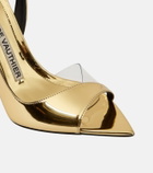 Alexandre Vauthier Metallic leather sandals