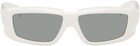 Rick Owens White Rick Sunglasses